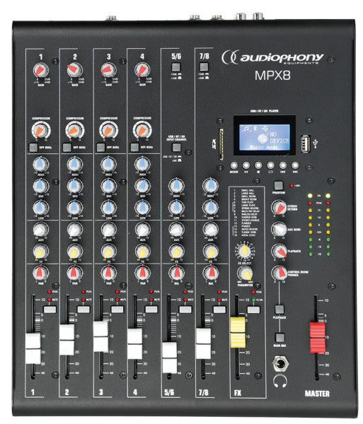 Audiophony Table de mixage MPX8