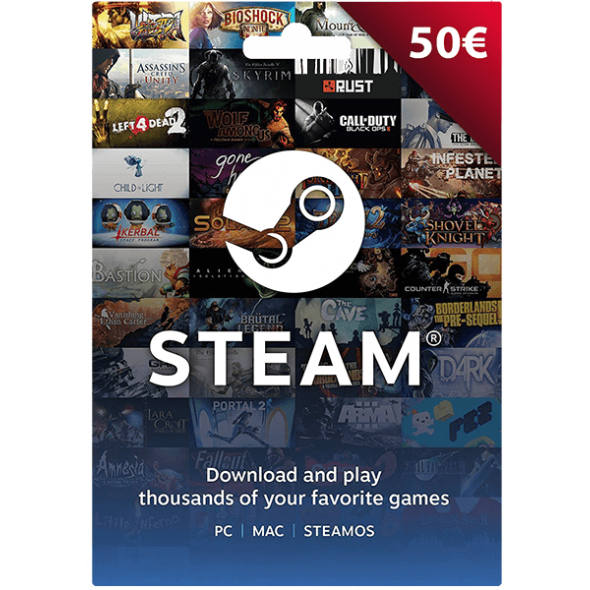 CODE Steam 50€ – Ecash - Achat/Vente de matériel multimédia